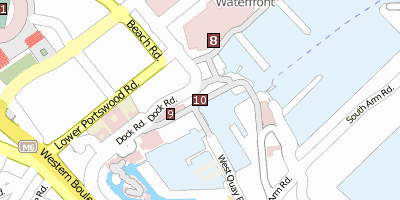 Stadtplan Nobel Square Kapstadt