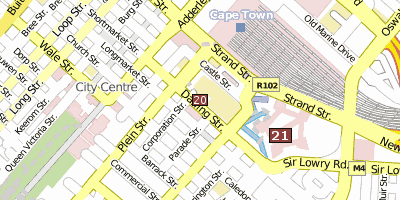 Universität Stellenbosch Kapstadt Stadtplan